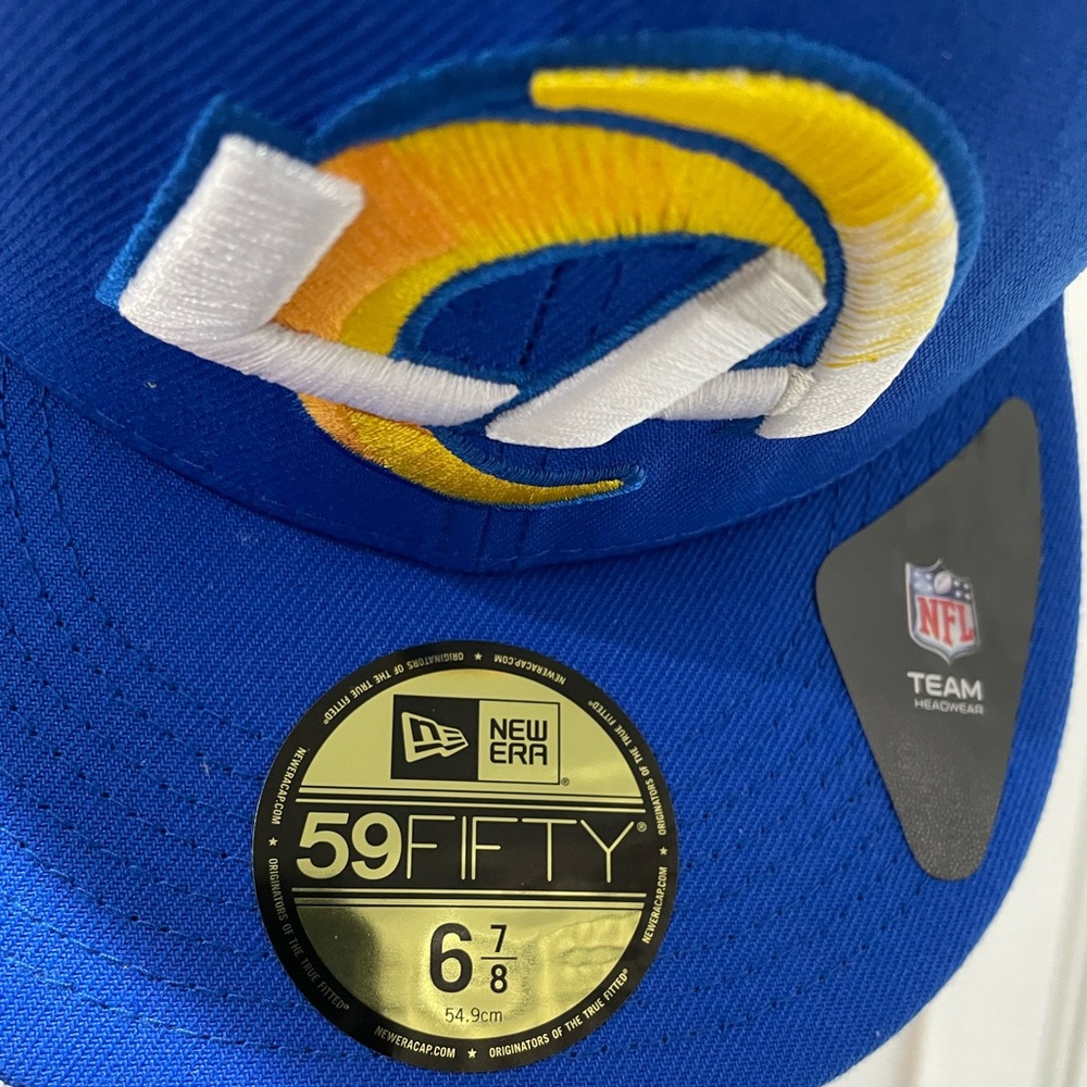 Los Angeles Rams new era fitted hat.